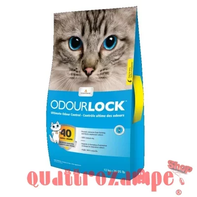 Lettiera Odourlock Unscented Agglomerante 12 Kg per Gatti