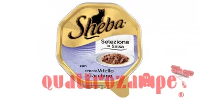 Sheba Salsa 85 gr Vitello e Tacchino in Salsa