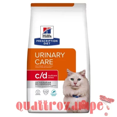 Hill's Diet Feline C/D Urinary Stress Pesce 3 kg Per Gatto