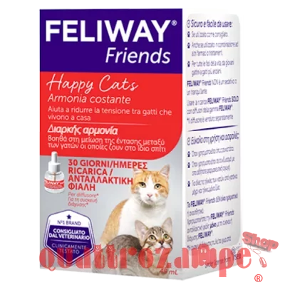 Ceva Feliway Friends Ricarica 48 ml Per Gatti