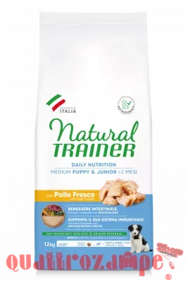 Natural Trainer Puppy Junior Medium 12 kg