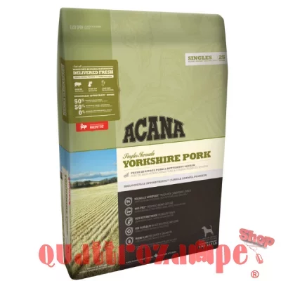 Acana Maiale e Zucca Dog Yorkshire Pork MonoProteico 11,4 kg Per Cane