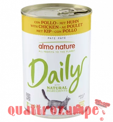 Almo Nature Daily Menu Pollo 400 gr Barattolo Umido Per Gatti