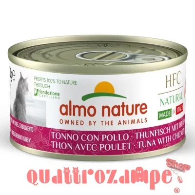 Almo Nature HFC Made In Italy Tonno Con Pollo 70 gr Umido Gatto
