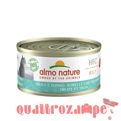 Almo Nature Hfc Jelly Trota e Tonno 70 gr Per Gatti