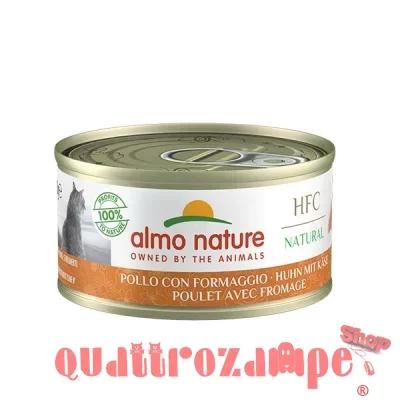 Almo Nature Hfc Natural Pollo Con Formaggio 70 gr Per Gatti