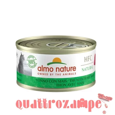 Almo Nature Hfc Natural Tonno Con Mais 70 gr Per Gatti