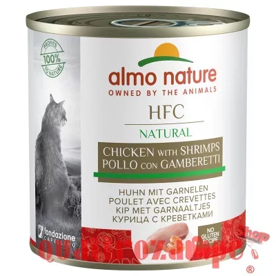 Almo Nature Hfc Pollo e Gamberetti 280 gr Per Gatti