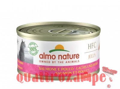 Almo Nature Hfc Salmone E Pollo 70 gr Cibo Per Gatti
