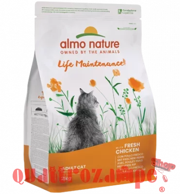 Almo Nature Maintenance Pollo Fresco 2 kg Crocchette Per Gatti