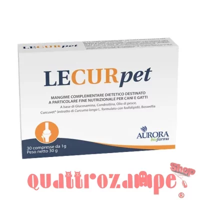 Aurora Biofarma Lecurpet 30 Compresse Cane Gatto