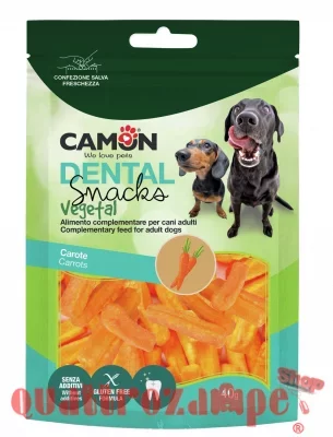 Camon Snack Vegetale Carotine Crispy Bauveg 40 gr per Cani