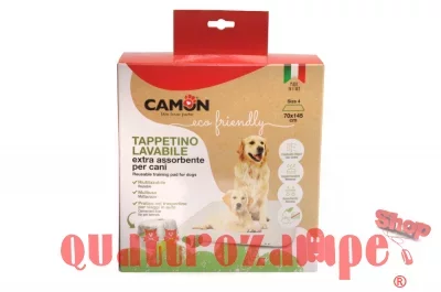 Camon Tappetino Igienico Lavabile Riutilizzabile Extra Assorbente 70 x 145 cm Per Cani