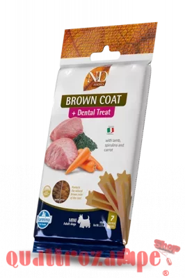 Farmina Dog Brown Coat Dental Treat 60 gr Snack Per Cani Manto Marrone