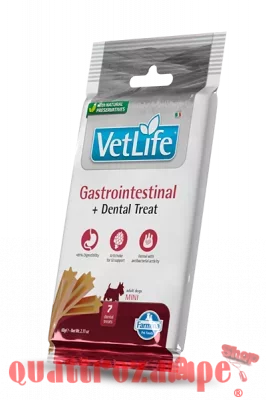 Farmina Dog VetLife Dental Treat Gastrointestinal Mini 60 gr Snack Per Cani