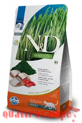Farmina ND Adult Aringa Spirulina 2 kg Crocchette per Gatti
