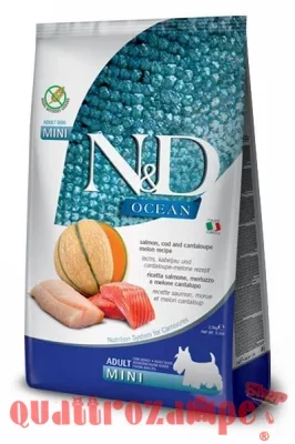 Farmina ND Ocean Adult Mini Salmone Merluzzo Melone 7 Kg Cane