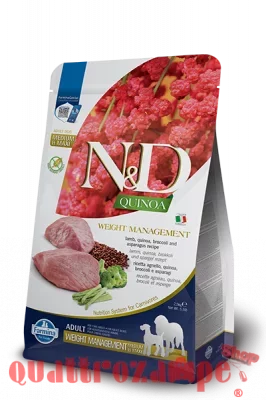 Farmina N/D Quinoa Grain Free Adult Medium Maxi Digestion Agnello 7 Kg