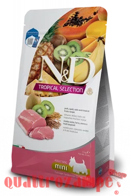 Farmina ND Tropical Fruits Adult Mini Maiale Cibo Per Cani