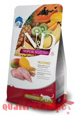 Farmina ND Tropical Fruits Neutered Pollo Cibo Per Gatti Sterilizzati