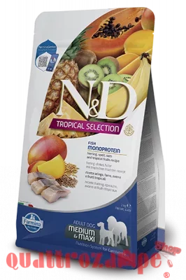 Farmina ND Tropical Monoprotein Medium Maxi Aringa Cibo Per Cani