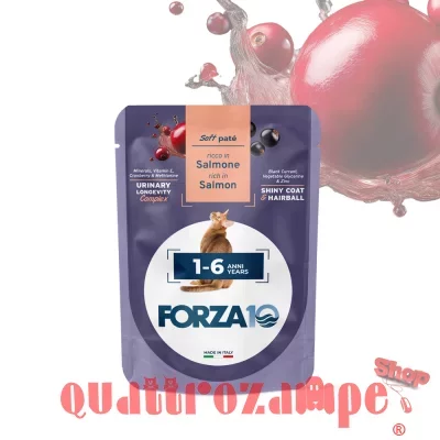 Forza 10 BOTANICat Adult Salmone 80 Gr Patè Busta Umido Gatto