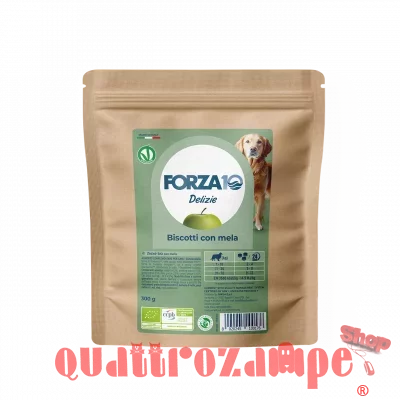 Forza 10 Delizie Biscotti Bio Con Mela 300 gr