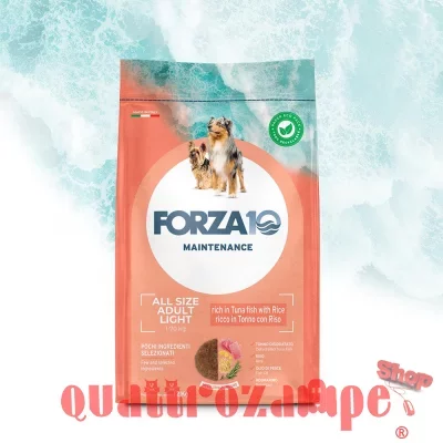 Forza 10 Light All Breeds Maintenance Tonno e Riso 12,5 kg Per Cani