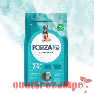 Forza 10 Puppy Junior Fish 12 kg Crocchette Pesce Per Cani