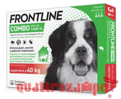 Frontline Combo Per Cani XL oltre 40 - 60 kg 3 Pipette