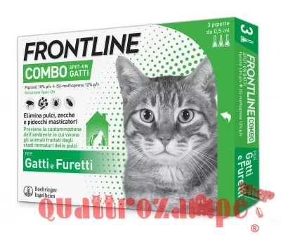 Frontline Combo Per Gatti 3 Pipette da 0,5 ml