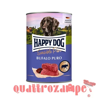 Happy Dog Sensible Pure Bufalo 800 gr Umido Cane