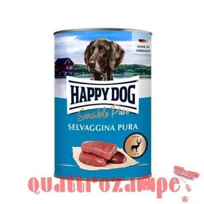Happy Dog Sensible Pure Selvaggina 800 gr Umido Cane