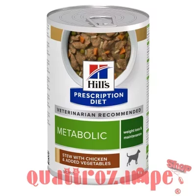 Hill's Metabolic Stew 354 gr Spezzatino Pollo e Verdure Umido Per Cane