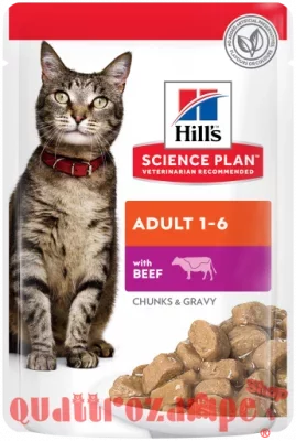 Hill's Science Plan Bocconcini Adult Manzo 85 gr Bustina Umido Gatto