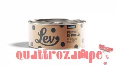 Lev Adult Cat Filetti Di Pollo 140 gr Lattina Umido Gatti