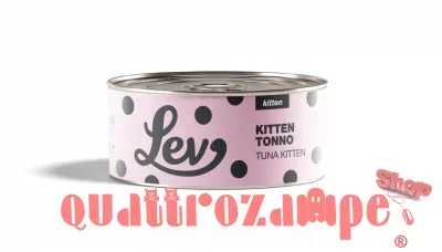 Lev Kitten Cat Tonno 140 gr Lattina Umido Gattini