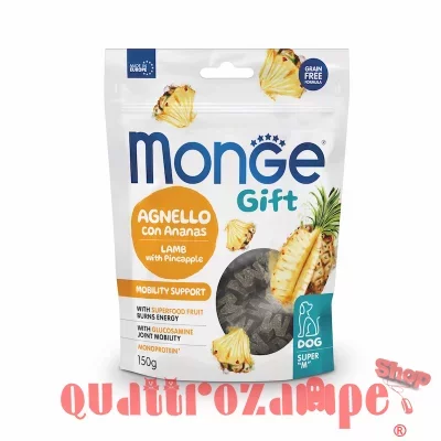 Monge Gift Super M Mobility Agnello Ananas 150 gr Snack Per Cani