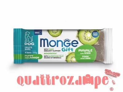 Monge Gift Barrette Alla Frutta 100 gr Snack Per Cani