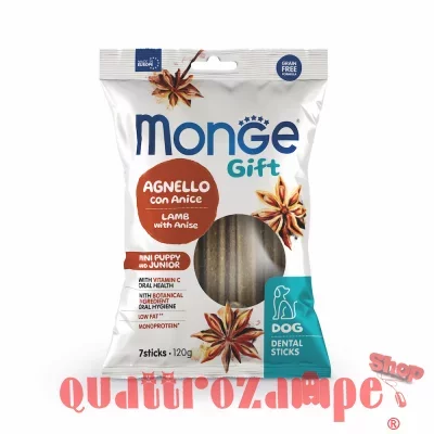 Monge Gift Dental Sticks Snack Pulizia Denti Per i Cani