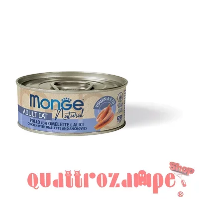 Monge Cat Delicate Superpremium 80 gr Pollo con Omelette e Acciughine Per Gatti