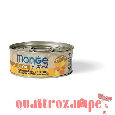 Monge Cat Delicate Superpremium 80 gr Pollo con Patate e Carote Per Gatti