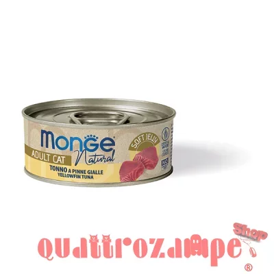 Monge Cat Jelly superpremium 80 gr Tonno a Pinne Gialle Per Gatti
