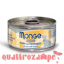 Monge Dog Pollo Con Formaggio 95 gr Umido Per Cani