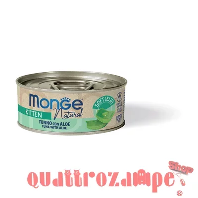 Monge Jelly superpremium 80 gr Kitten Tonno con Aloe per Gattini