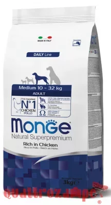 Monge Superpremium Medium Adult 3 kg Cane Pollo