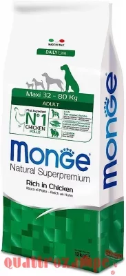 Monge Superpremium Maxi Adult Cane 12 kg Pollo