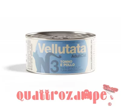 Natural Code Vellutata 03 Tonno Pollo 85 gr Per Gatti