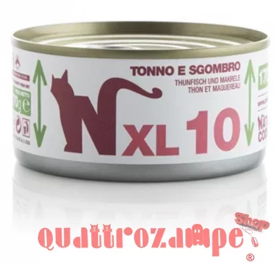 Natural Code XL 10 Tonno e Sgombro 170 gr Per Gatti