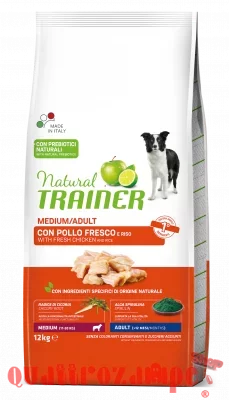 Natural Trainer Adult Medium Pollo Cane kg 12